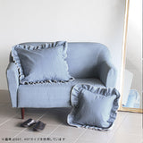 ファブリッククッション 人気 日本製 | interior cushion frill zero 45F デニム生地