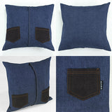 インテリアクッション 人気 寝室 | interior cushion pocketデニム【カバーのみ】