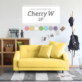 フロアソファー カフェ風 2人がけ | Cherry W 2P マジック
