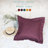 アクセント ソファクッション 中綿付き | interior cushion 45F リゾート生地