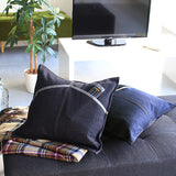 インテリアクッション シンプル | interior cushion y 45F 中綿付き デニム生地