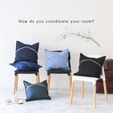 インテリアクッション カバー シンプル | interior cushion y 45Fデニム【カバーのみ】