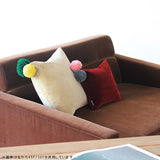 インテリアクッション カラフル モケット | interior cushion bonbon 45F 中綿付き モケット生地
