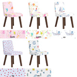 イス チェア 椅子 | Joneチェア 角脚 カバーリングタイプ ダークブラウン脚 イラスト