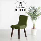 ダイニング ワーク 一人暮らし | Joneチェア 角脚 張り込みタイプ ダークブラウン脚 合皮