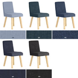 イス チェア 椅子 | Joneチェア 角脚 張り込みタイプ ナチュラル脚 デニム