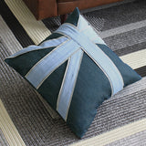 ユニオンジャック クッション | interior cushion union jack 45F デニム生地