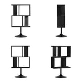 オープンラック 2段 脚付き | black U2