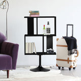 オープンラック 2段 脚付き | black U2