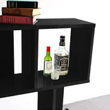 オープンラック 2段 脚付き | black U2