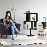 オープンラック 2段 脚付き | black U2