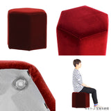 ロースツール 六角形 | Lock stool 47L ソフィア生地