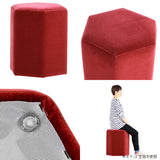 ハイスツール 六角形 | Lock stool 47H 合皮生地