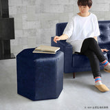 ロースツール 六角形 | Lock stool 60L 合皮生地