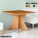 ダイニングテーブル カフェテーブル 正方形 木目 | BAL table SQ909070