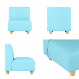 キッズソファ ベンチ 抗菌生地 | Candy 400 アームレス マジック生地