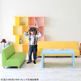 キッズソファ ベンチ 抗菌生地 | Candy 400 アームレス マジック生地