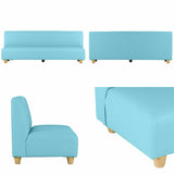 キッズソファ ベンチ 抗菌生地 | Candy 1200 アームレス マジック生地