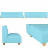 キッズソファ ベンチ 抗菌生地 | Candy 1900 アームレス マジック生地