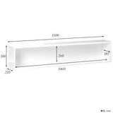 ウォールシェルフ 長方形 | wallbox7 B-1500 nail