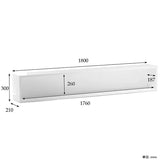 ウォールシェルフ 長方形 | wallbox7 B-1800 nail