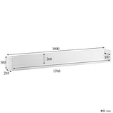 ウォールシェルフ コの字 | wallbox7 C-1800 nail