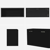 ウォールシェルフ 長方形 | wallbox7 B-750 black