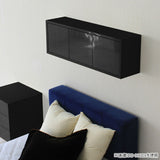ウォールシェルフ 扉付き | WallBox7-DX B-1800 black