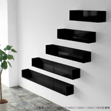 ウォールシェルフ コの字 | wallbox7 C-1800 black