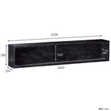 ウォールシェルフ 長方形 | wallbox7 B-1500 BP