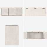 ウォールシェルフ 扉付き | WallBox7-DX B-750 marble