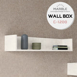 ウォールシェルフ コの字 | wallbox7 C-1200 marble