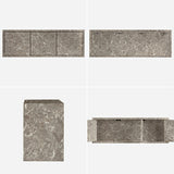 ウォールシェルフ 扉付き | WallBox7-DX B-750 graystone