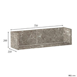 ウォールシェルフ コの字 | wallbox7 C-750 graystone