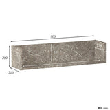 ウォールシェルフ コの字 | wallbox7 C-900 graystone