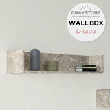 ウォールシェルフ コの字 | wallbox7 C-1200 graystone