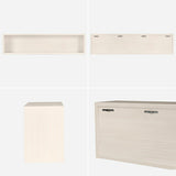 ウォールシェルフ 長方形 | wallbox7 B-1200 whitewood