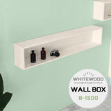 ウォールシェルフ 長方形 | wallbox7 B-1500 whitewood