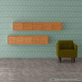 ウォールシェルフ 扉付き | WallBox7-DX B-1800 木目