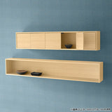 ウォールシェルフ 長方形 | WallBox7 B-1800 木目