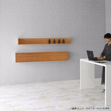 ウォールシェルフ コの字 | WallBox7 C-1800 木目