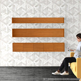 ウォールシェルフ コの字 | WallBox7 C-1800 木目