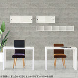 ウォールシェルフ 扉付き | WallBox7-SD B-750 木目