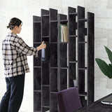 収納 飾り棚 縦長 | CELL 180/D30 BlackPearl