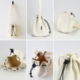 キャンバス バッグ | Drawstring WH Sサイズ