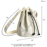 キャンバス バッグ | Drawstring WH Sサイズ