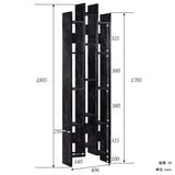 収納 飾り棚 縦長 | CELL 180/D30 BlackPearl