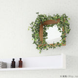 Botanical mirror4242 01 | 壁掛け鏡 造花 インテリアパネル