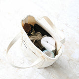 キャンバス トートバッグ | tote fringe WH Mサイズ