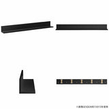 SKY WallRack-square 15015 black